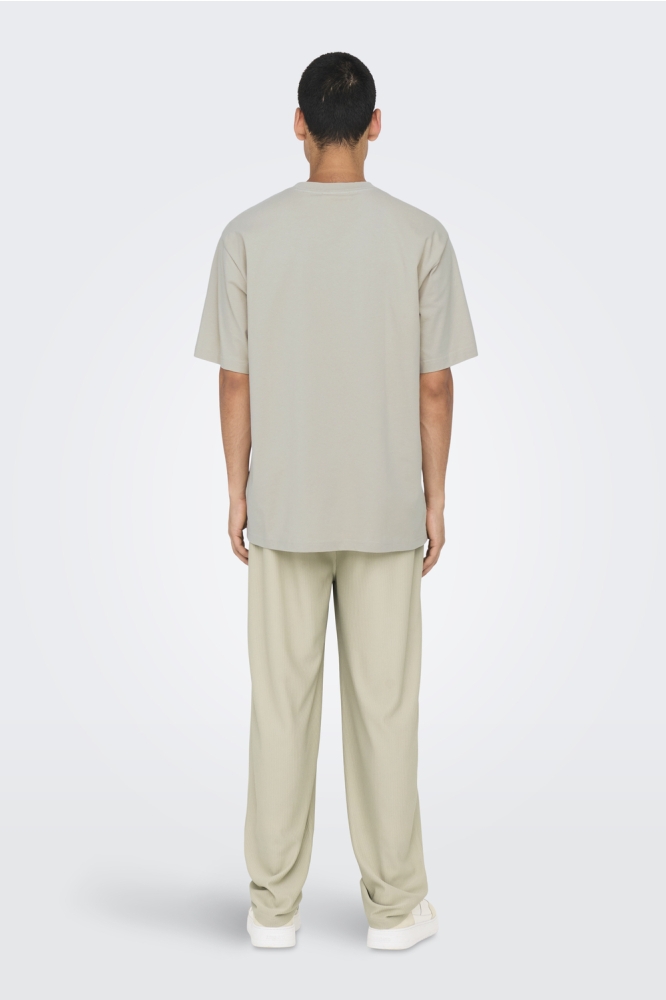 ONSCURATED RLX PRINT SS TEE 22030925 SILVER LINING